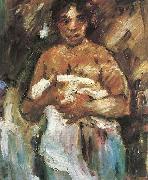 Lovis Corinth Madchen, sich entkleidend oil painting artist
